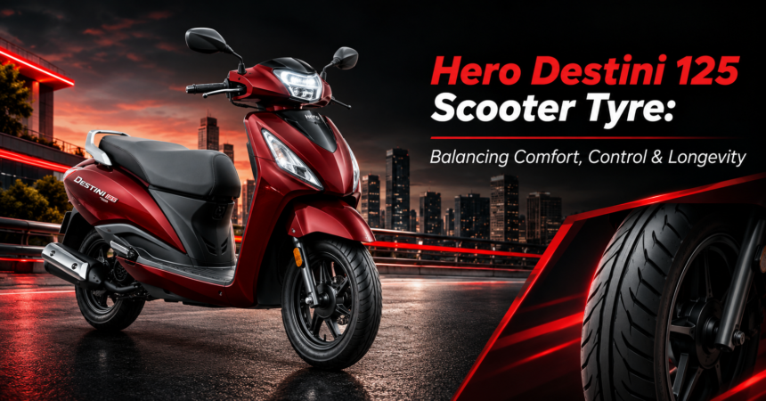 Hero Destini 125 Scooter Tyre Hero Destini 125 Scooter Tyre